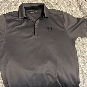 Under Armour Men's Charcoal Polo Shirt